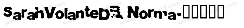 SarahVolanteDB Norma字体转换